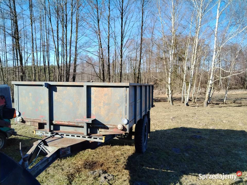 Przyczepa skorupa jednosiowawywrotka Konopnica sprzedam