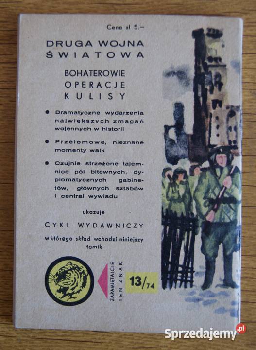 Żółty Tygrys Rajd ku morzu 1374 Parczew sprzedam