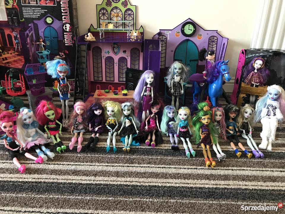 Wielki zestaw monster high straszyceum i 20 Tarnów