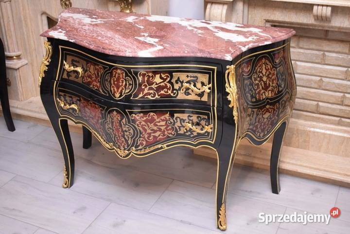 Królewska Komoda Szafa Boulle Liczne Zdobienia małopolskie Kraków