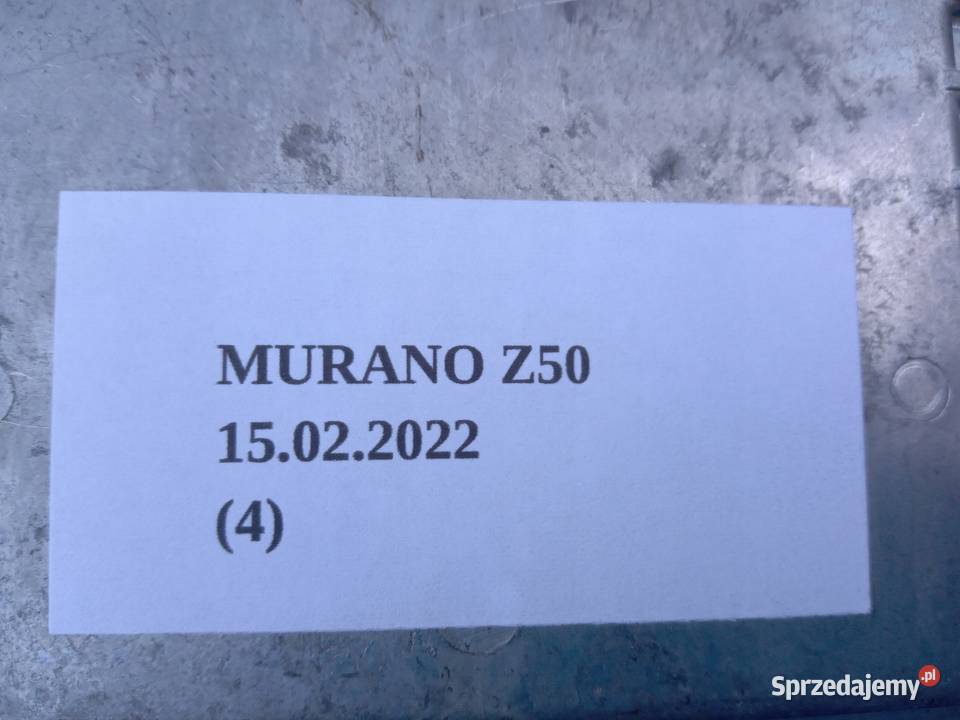 MODUŁ KOMPUTER STEROWNIK SILNIKA NISSAN MURANO