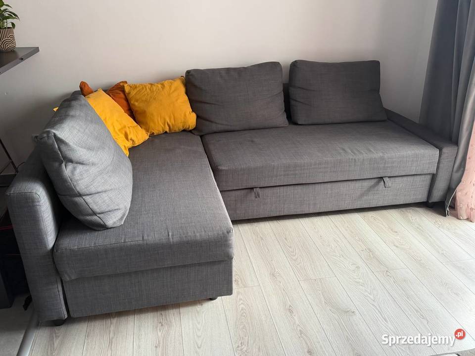 Narożnik szary z funkcją spania Kraków