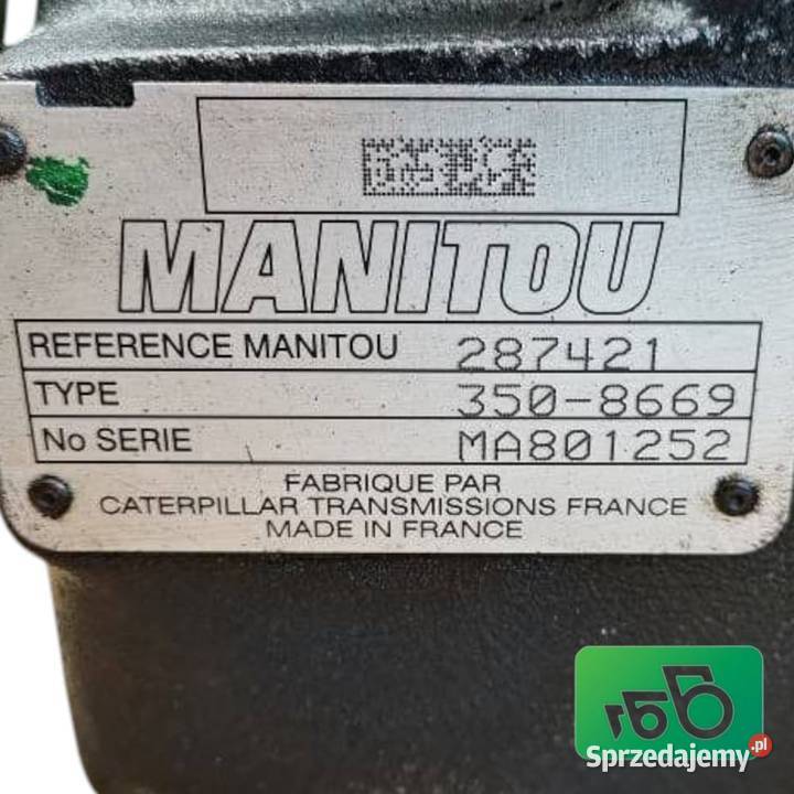 Skrzynia biegów 3508669 287421 Manitou MLT 737 Skrzynia biegów Wilkowo sprzedam