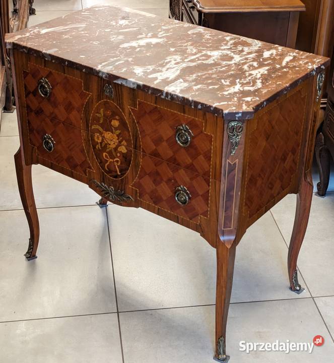 Piękna komoda intarsjowanasklep Dąbrowa Górnicza Meble sprzedam
