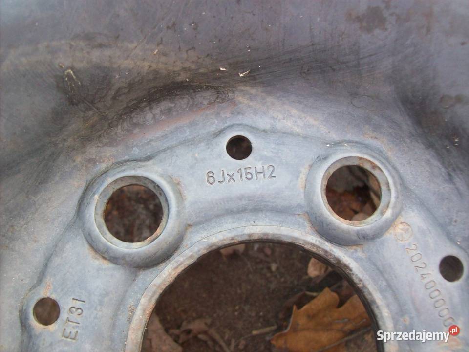Mercedes W202 Felga stalowa z zapasu 15 osobowe