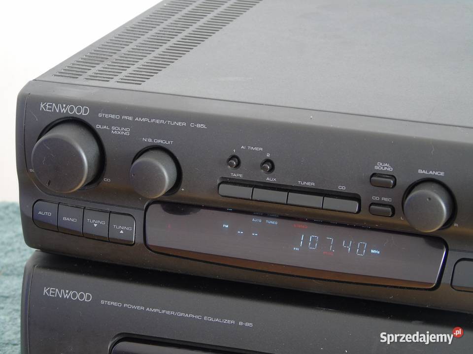 Wzmacniacz radio i korektor graficzny Kenwoo Jasło
