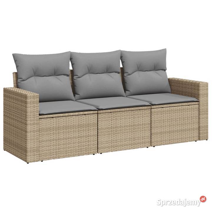 vidaXL 3cz zestaw mebli ogrodowych z poduszkami Warszawa