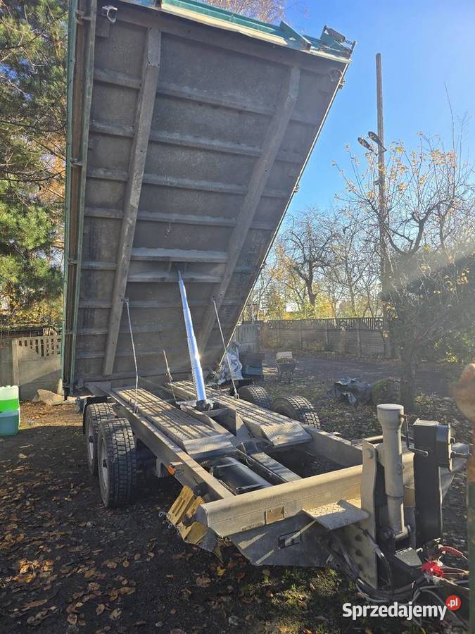 Przyczepa Tandem Niskopodwozie Wywrotka Moeslein