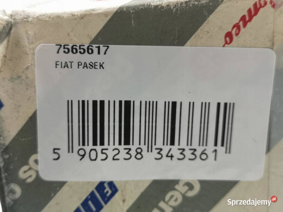 PASEK ROZRZĄDU FIAT DUNA PALIO 17 TD 7565617 lubelskie