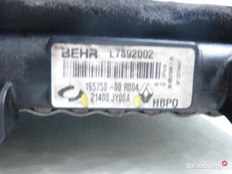 CHŁODNICA WODY RENAULT KOLEOS I HY 20 dCi 4x4 sprzedam