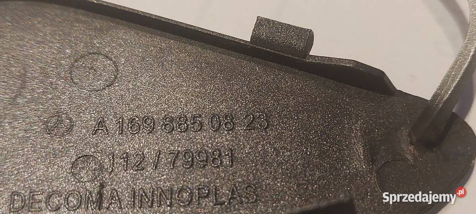 Zaślepka haka zderzaka MERCEDES W169 A1698850823 Pozostałe zachodniopomorskie Szczecin