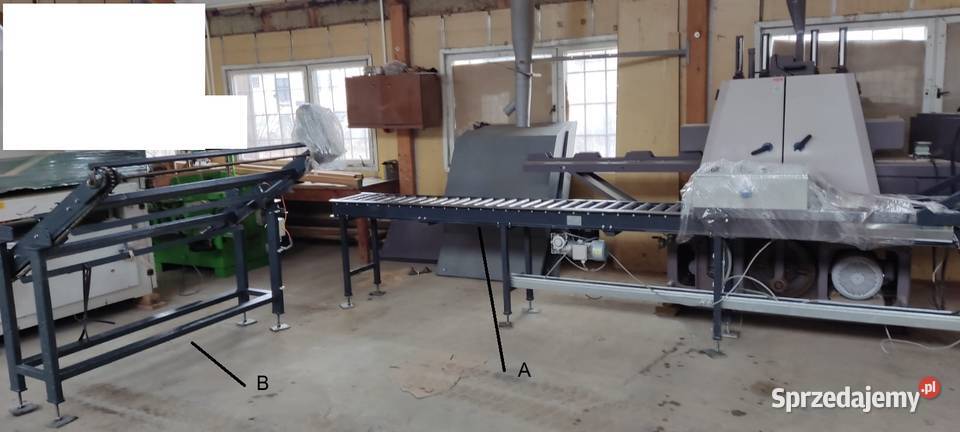 System odbioru ze strugarki do czopiarki Kłodawa sprzedam