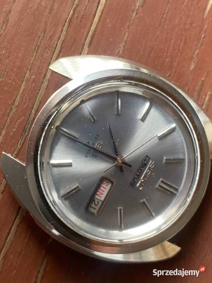 SEIKO 5 ACTUS 23 kamienie grudzień 1969r mazowieckie Serock