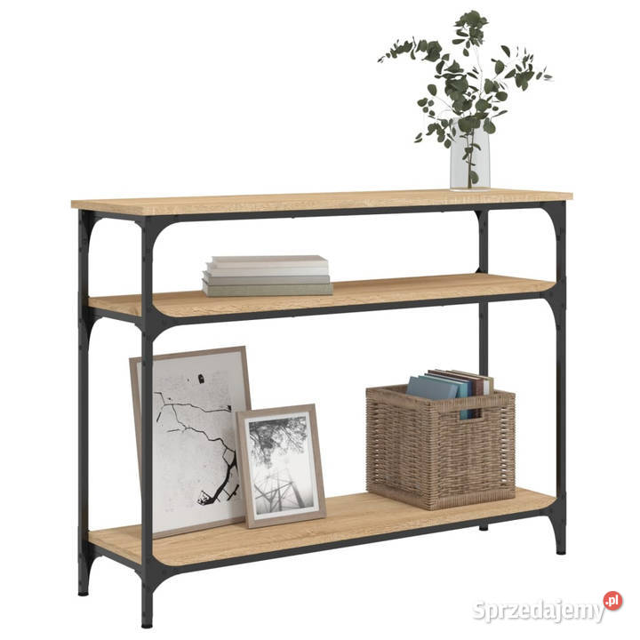 Stolik konsolowy dąb sonoma 100x29x75 WM834036