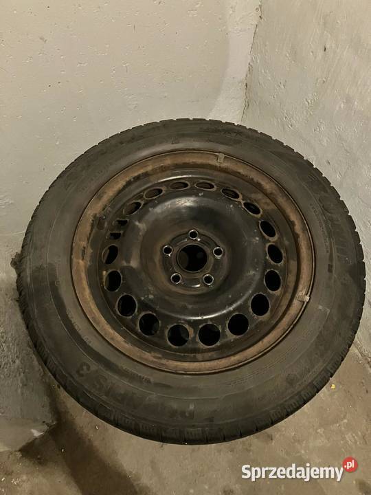 Koła zimowe 16 opony 20560r16 Felgi stalowe 6 12 stalowe Poznań sprzedam