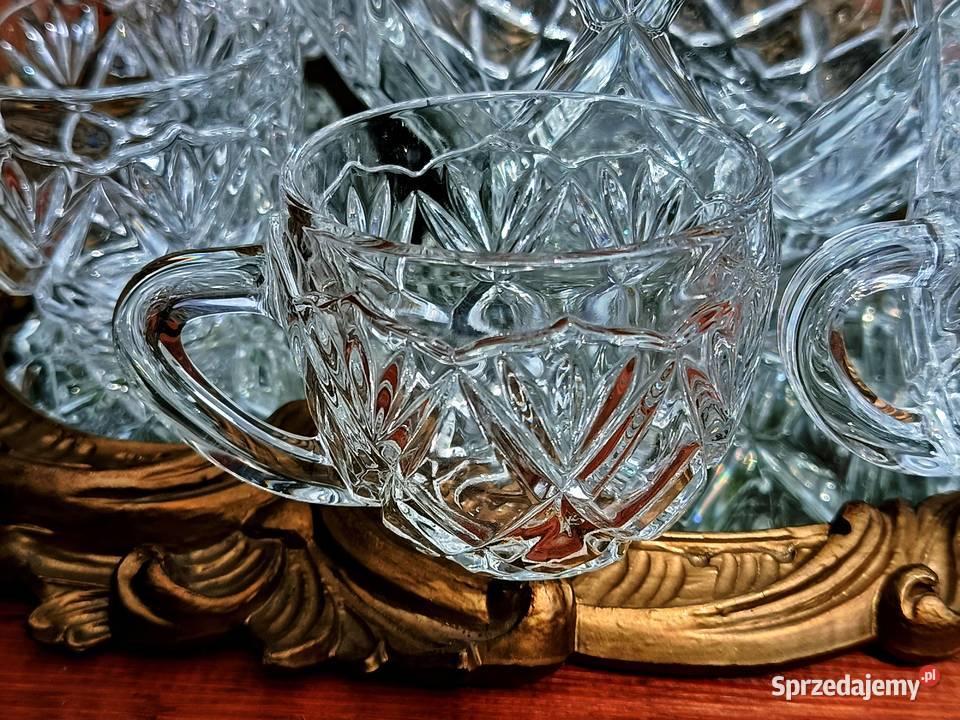 Duża bola do ponczu 6 x kubek Walther Glass lubuskie Klenica sprzedam