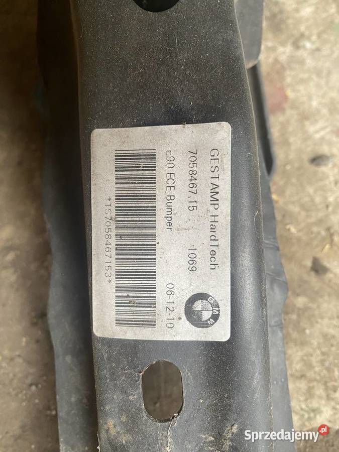 Wzmocnienie zderzaka BMW e90 belka tylna osobowe Wzmocnienia, belki i wsporniki Kostomłoty