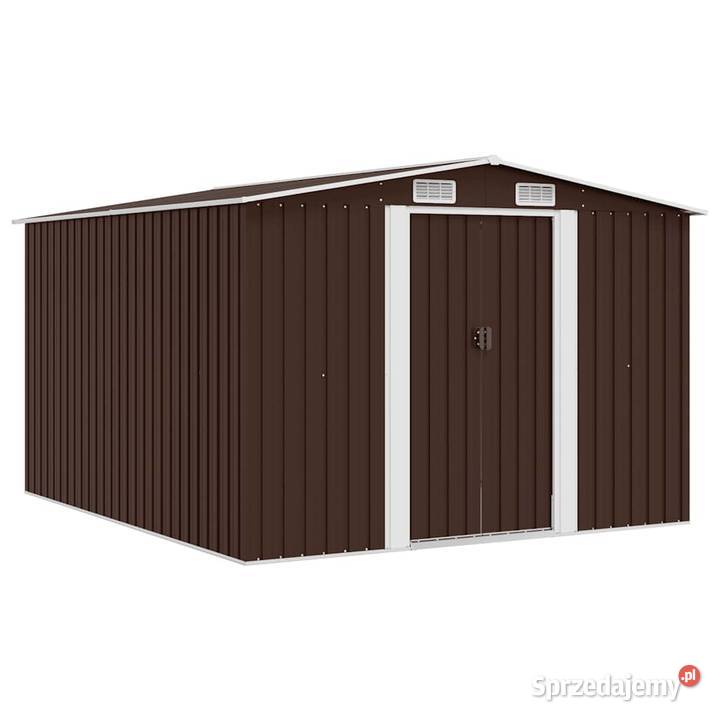 vidaXL Szopa ogrodowa 257 x 298 x 178 metal