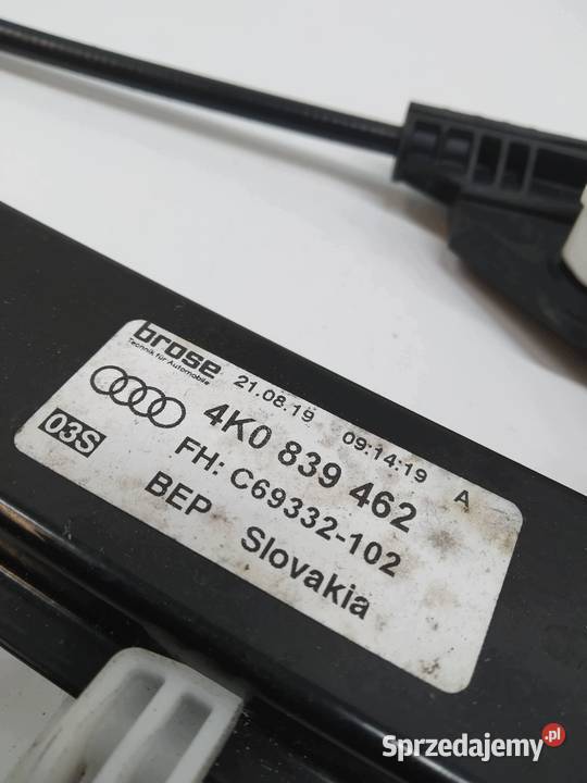 MECHANIZM SZYBY PRAWY TYŁ KOMBI 4K0839462 Audi świętokrzyskie