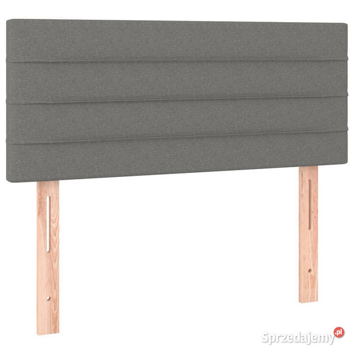 Zagłówek do łóżka z LED ciemnoszary 80x5x7888 mazowieckie Warszawa