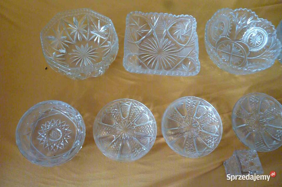 KRYSZTAŁY KOMPLET ZESTAW PRL Kraków