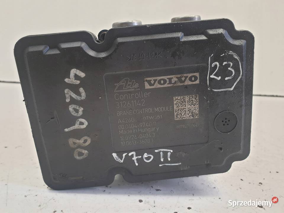 Volvo V70 II S60 I POMPA ABS hamulcowa P31261142 osobowe Pompy hamulcowe