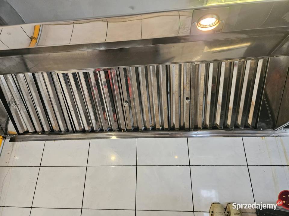 Okap nierdzewny przyścienny 360x100x45 Pszczyna