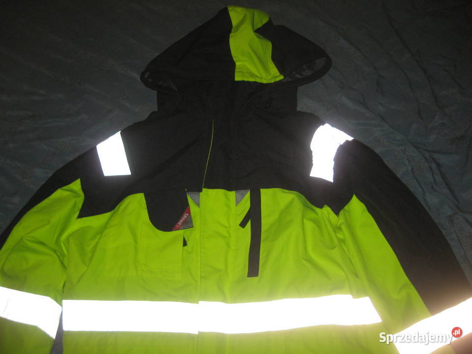 Kurtka wodoodporn Widoczna żółta odblaskowa Żary