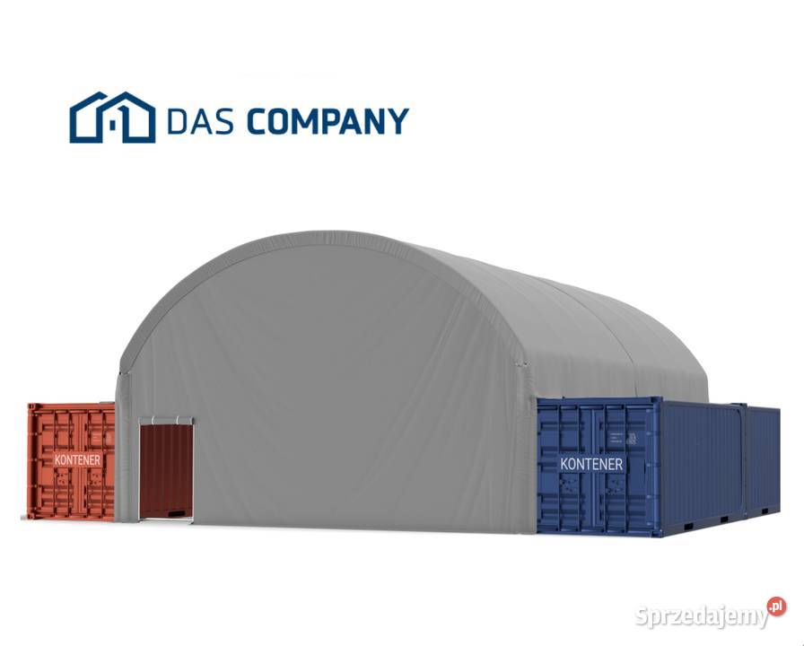 8x12m Namiot ZADASZENIE do kontenerów 2x WEJŚCIE Tarnobrzeg