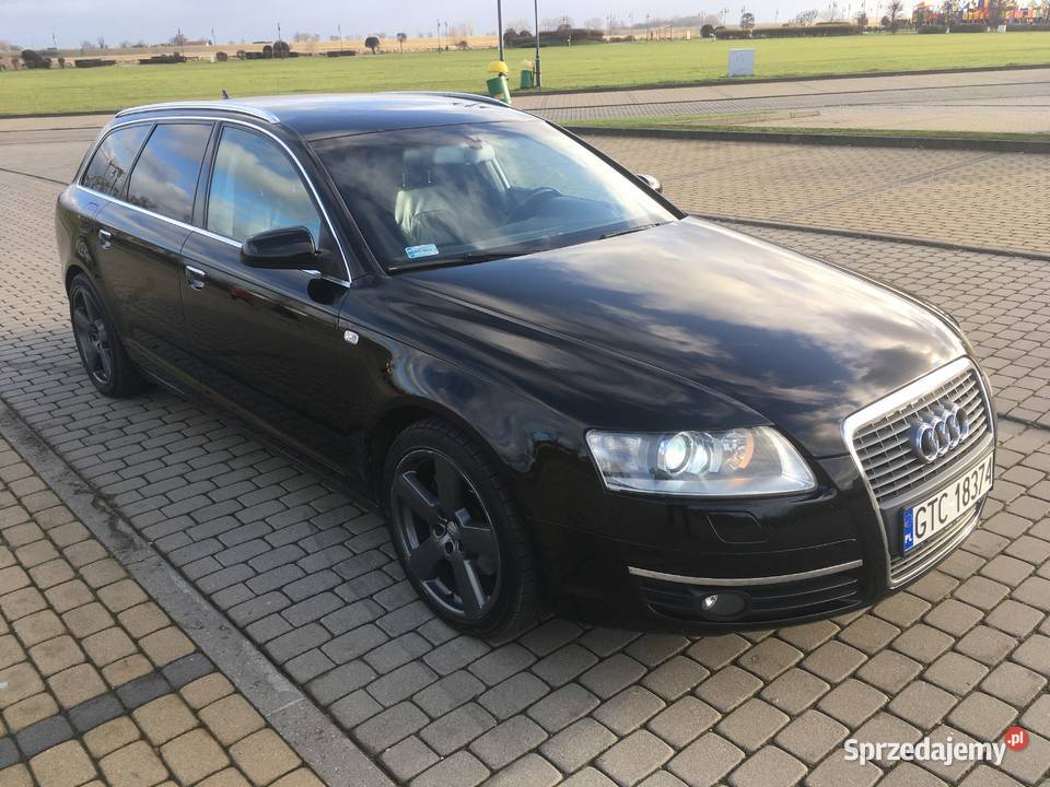 Audi A6C6 20 benz 170 skóra navi manual DVD Rok produkcji 2006 Motoryzacja Tczew