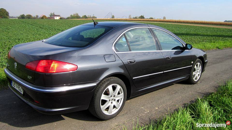 Peugeot 607 Biturbo 2007r super stan ESP 607 małopolskie Zator