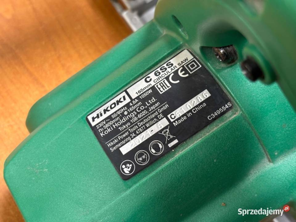 Pilarka tarczowa HiKOKI C6SS 1050W 165mm 5800 Elbląg