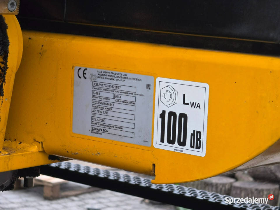 kołowa JCB JS175W Koparka kołowa JCB JS175W I Skępe