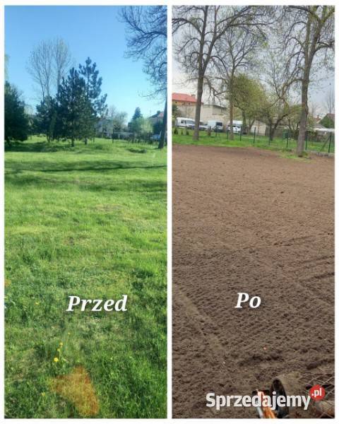Usługi glebogryzarką separacyjną przygotowanie Projektowanie i zakładanie ogrodów Firlej