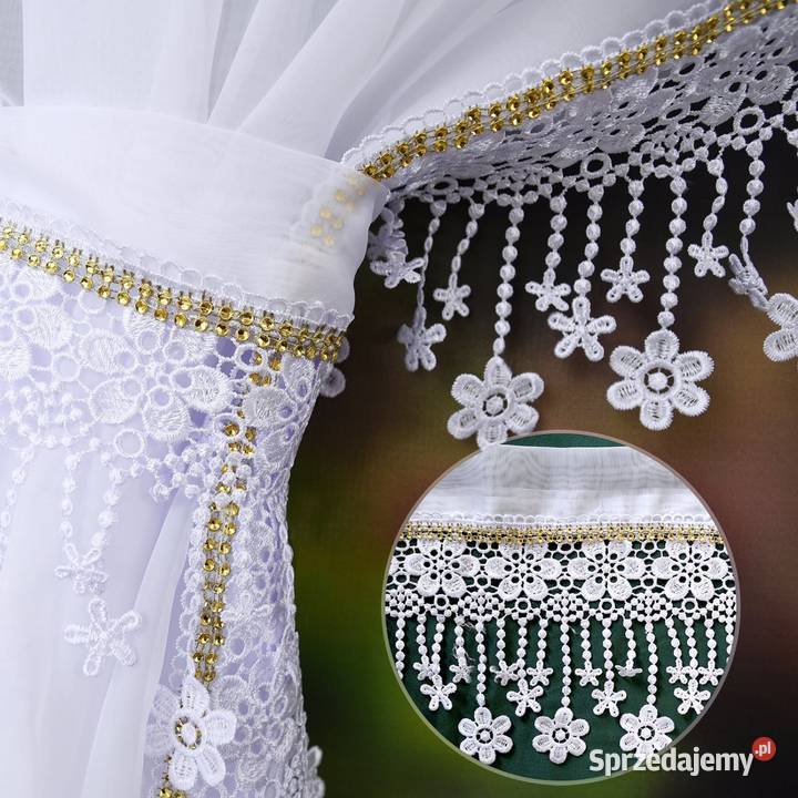 Firana 400x250 Firany Balkonowe złote cyrkonie Łowicz