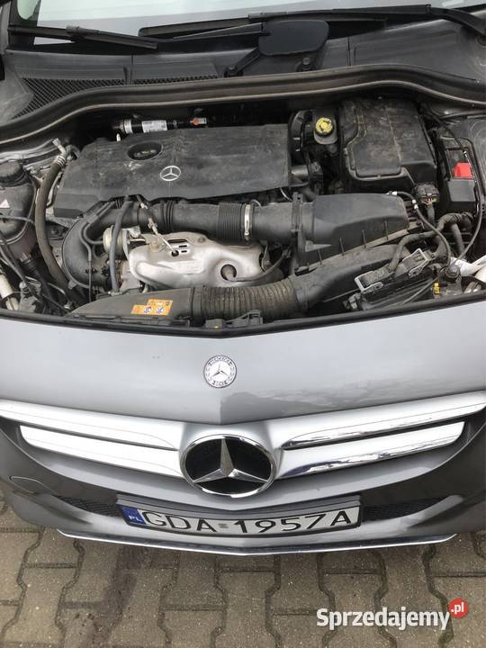 Mercedes B 180 benzyna turbo antracit metalic kamera cofania Gdańsk sprzedam