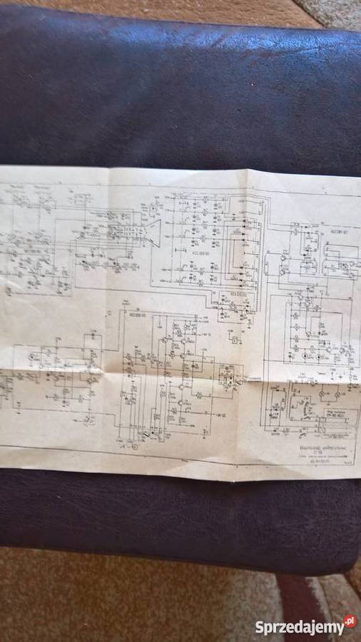 Schemat Oscyloskop ZSRR C168 Wrocław