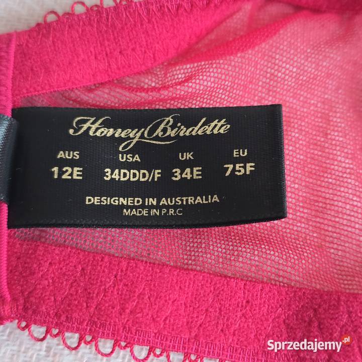 Biustonosz Honey Birdette Christine BraRed 75 F 75cm Biustonosze Gdańsk