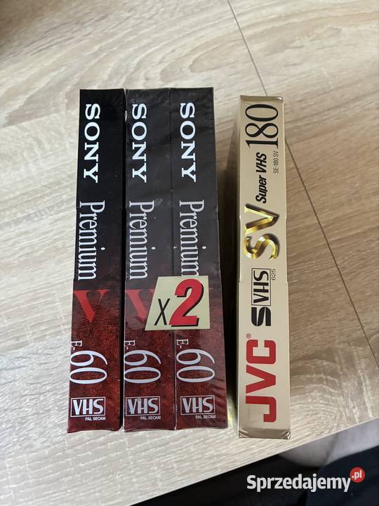 Kasety VHS SONY iJVC Żnin