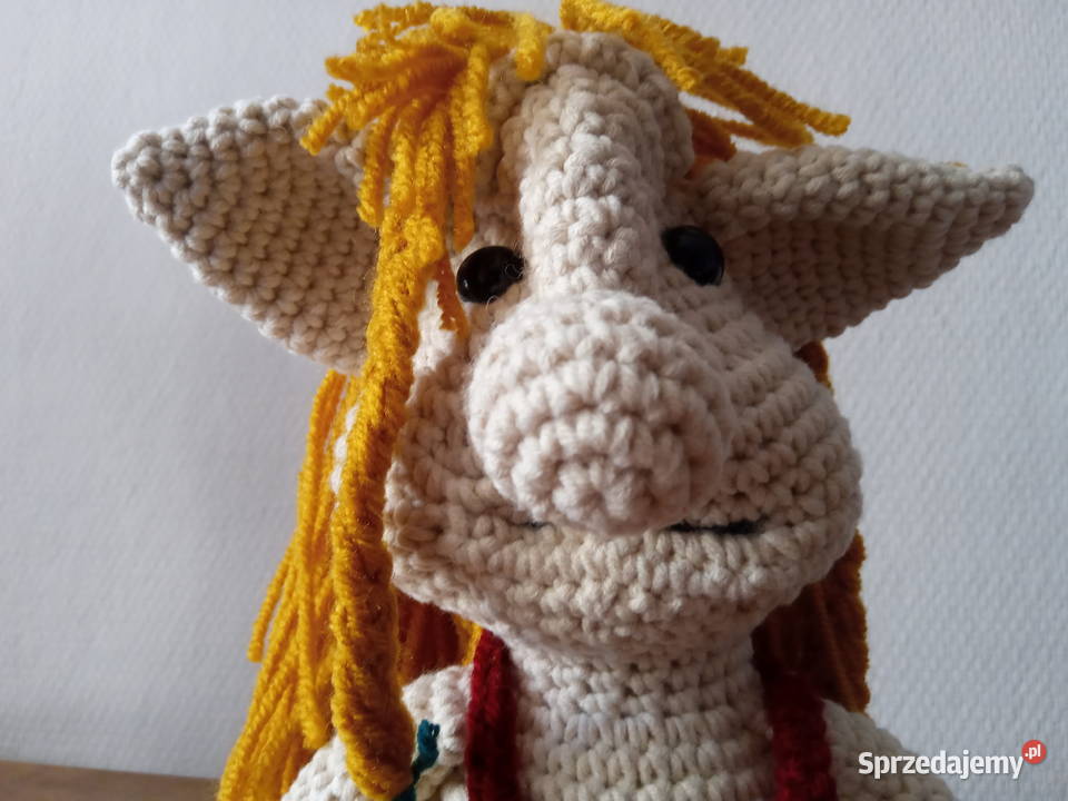 Troll maskotka amigurumi szydełko handmade Wrocław sprzedam