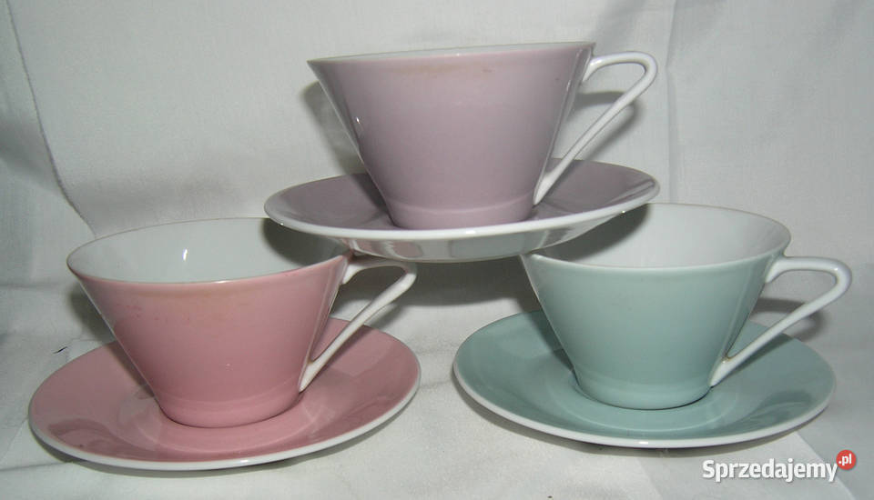 filiżanki vintage Lilien Porzellan AustriaJSzD Porcelana i szkło