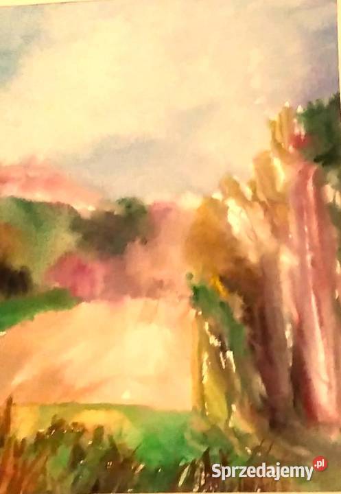 Obrazy olejne i akwarele Olga Olszewska Janina mazowieckie Łomianki Dolne