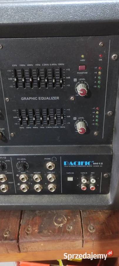 Wzmacniacz Pacific M612 12CH Stereo Powered Wzmacniacze i pokrewne Przeworsk