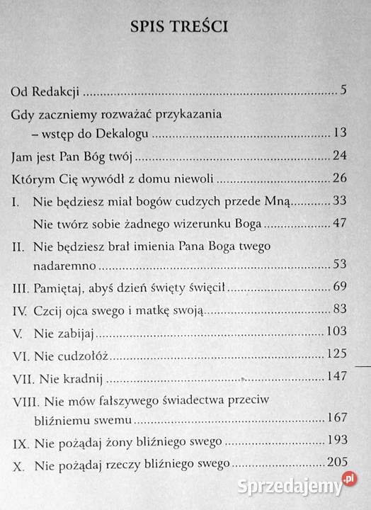 Medytacje o Dekalogu Lucjan Szubartowski Rok wydania 2008 Pozostałe lubelskie Chełm