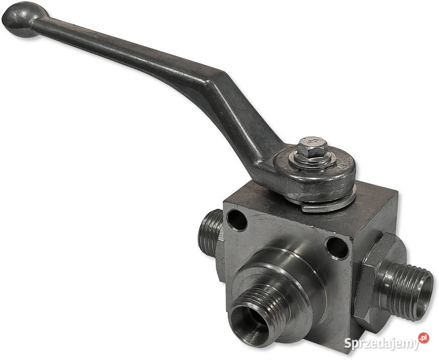 ZAWÓR HYDRAULICZNY RĘCZNY KULOWY 3 DROGOWY Solec Kujawski sprzedam