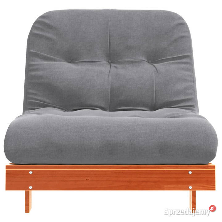 Sofa rozkładana futon z materacem woskowy brąz Warszawa