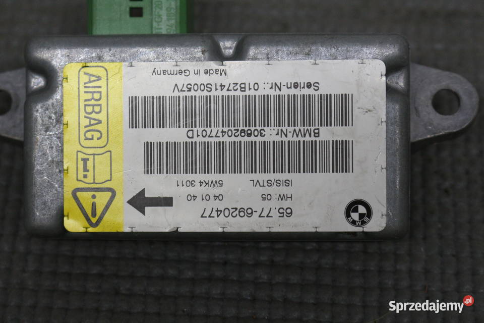 BMW 7 E65 E66 SENSOR PODUSZEK 6577 6920477 Układ elektryczny dolnośląskie Prochowice sprzedam
