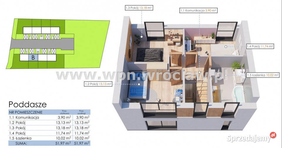 Sprzedam dom szeregowy 105m2 Kąty Wrocławskie 250m2