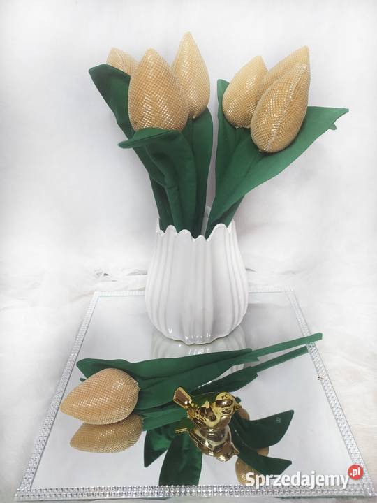 Tulipany kwiaty szyte bawełniane i Glamour Sędziszów Małopolski