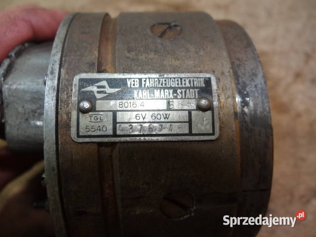 stojan prądnica mz 6v 60 w org DDR lubuskie
